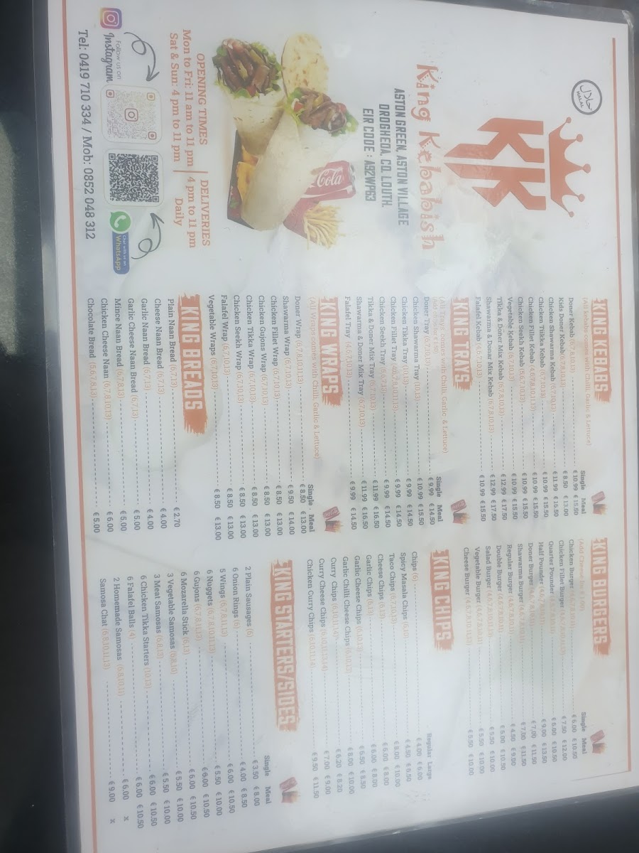 Menu King Kebabish-1